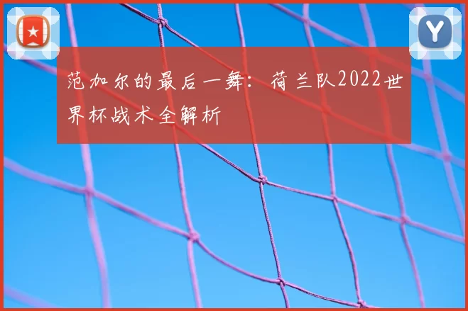范加尔的最后一舞：荷兰队2022世界杯战术全解析