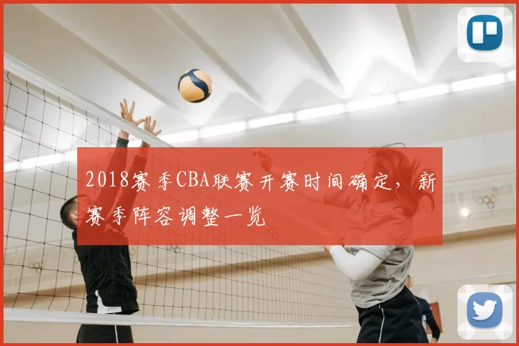 2018赛季CBA联赛开赛时间确定,新赛季阵容调整一览